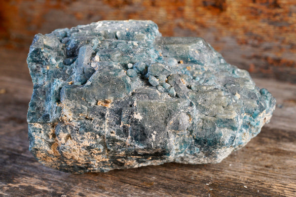 Blue Apatite Cluster (6”)