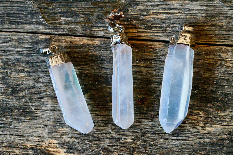 Angel Aura Quartz Pendant