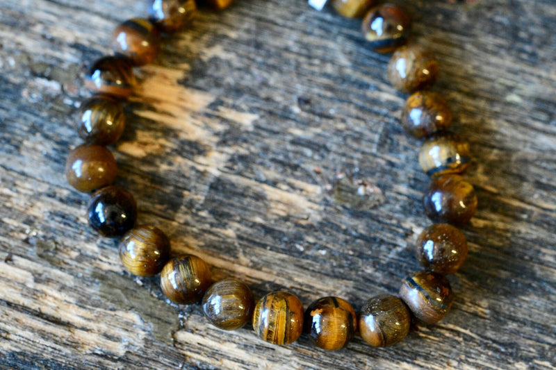 Gold Tiger's Eye Bracelet (8mm)