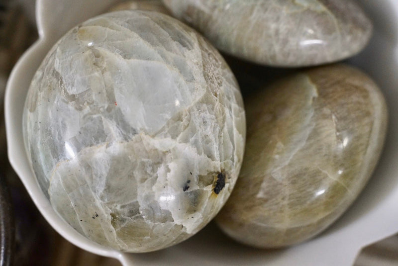 Garnierite (Green Moonstone) Palm Stone