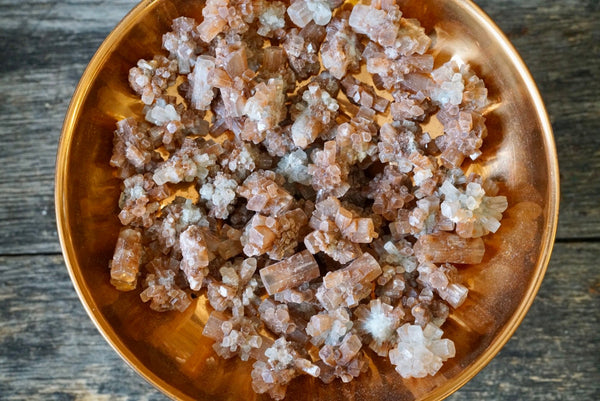 Mini Red Aragonite Sputnik Cluster (.5”)