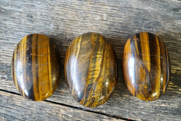 Gold Tiger's Eye Palm Stone