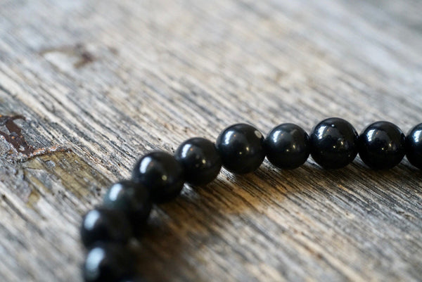 Black Obsidian Bracelet (8mm)