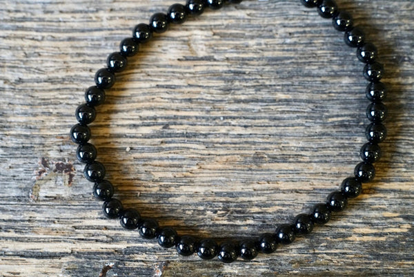 Black Tourmaline Bracelet (4mm)