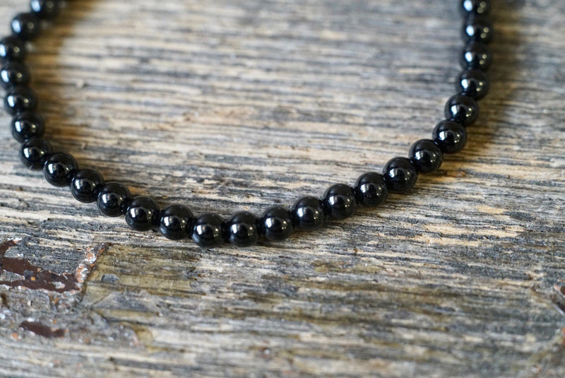 Black Tourmaline Bracelet (4mm)