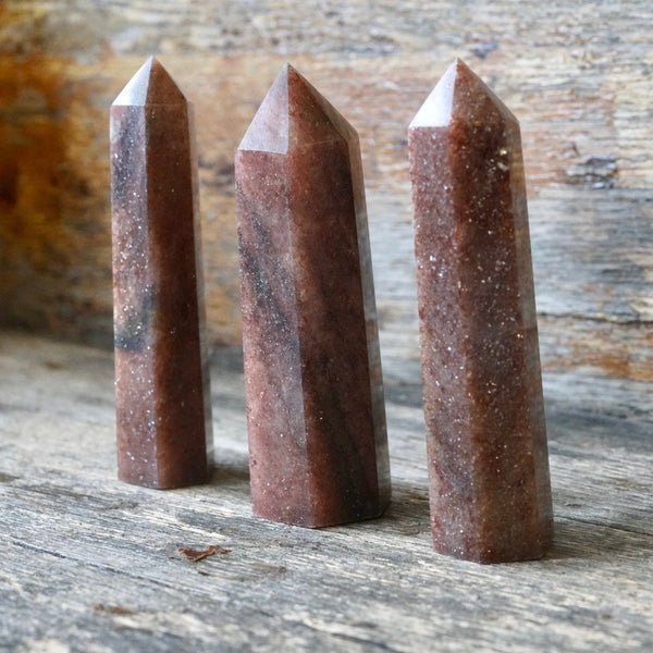 Strawberry Quartz Obelisk (5”-6”)