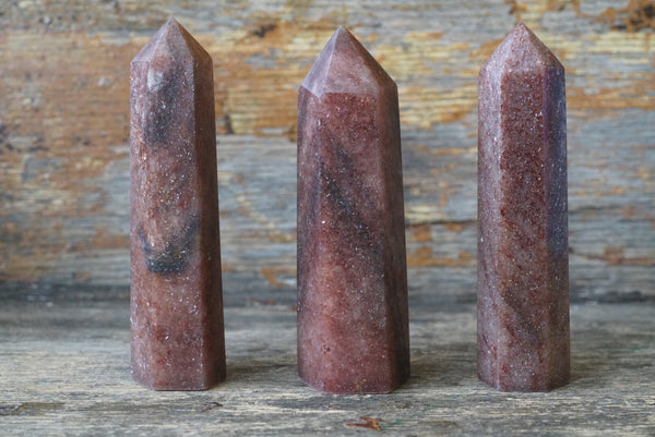 Strawberry Quartz Obelisk (5”-6”)