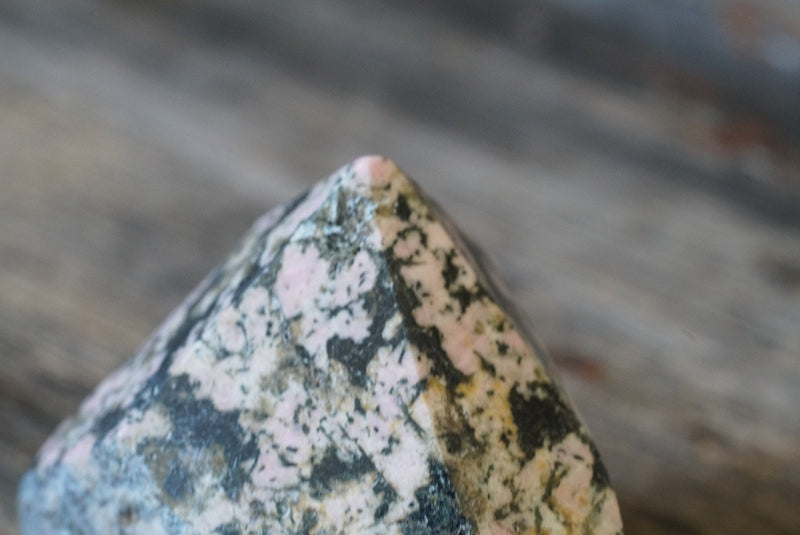 Black Jade Raw Polished Point