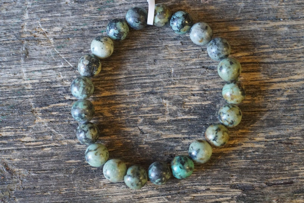 African Turquoise Bracelet (8mm)