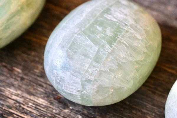 Aqua Calcite Palm Stone