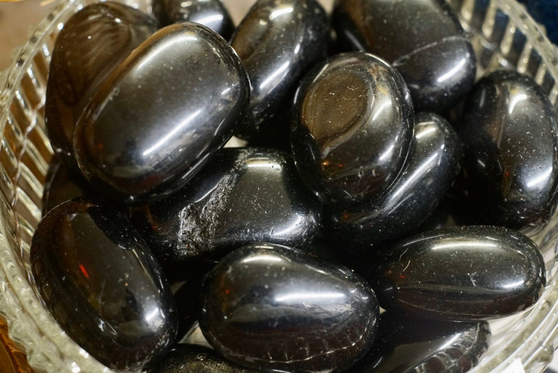 Black Obsidian Pebble (1”-2”)