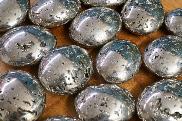 Pyrite Palm Stone (2”)