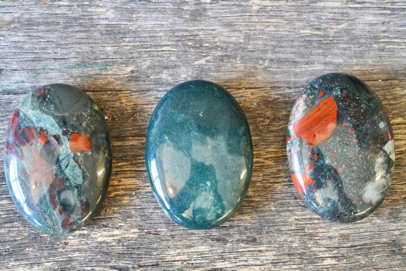 Bloodstone (Seftonite) Palm Stone