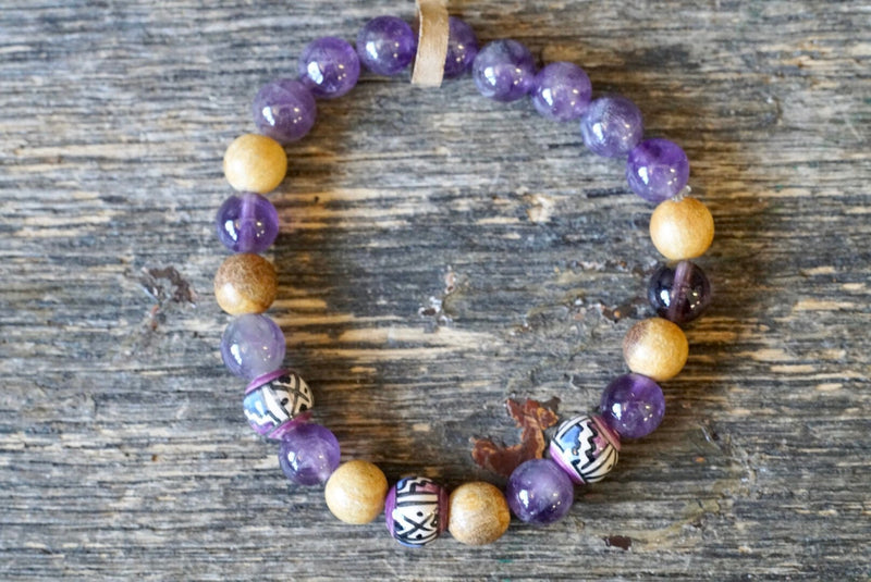 Palo Santo + Amethyst Bracelet (8mm)