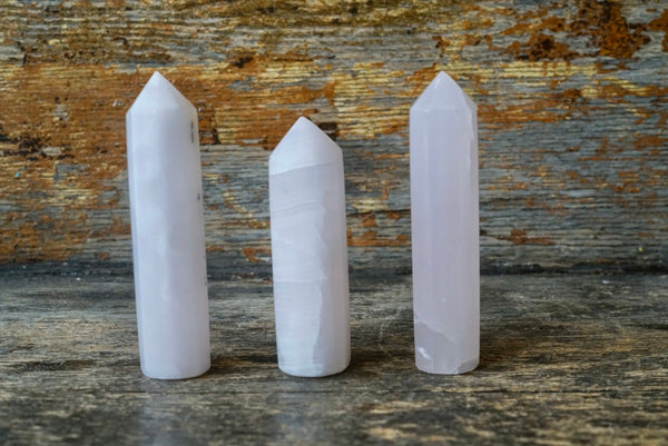 Pink Calcite Obelisk (4”-5”)