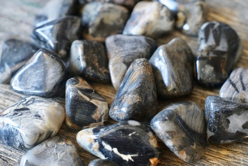 Silver Leaf Jasper (Tumbled)