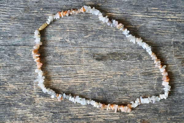 Moonstone Chip Necklace