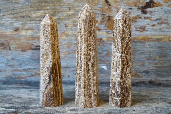 Aragonite (6”-8”) Obelisk