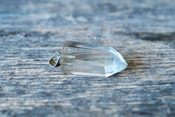 Natural Citrine Point Necklace Pendant