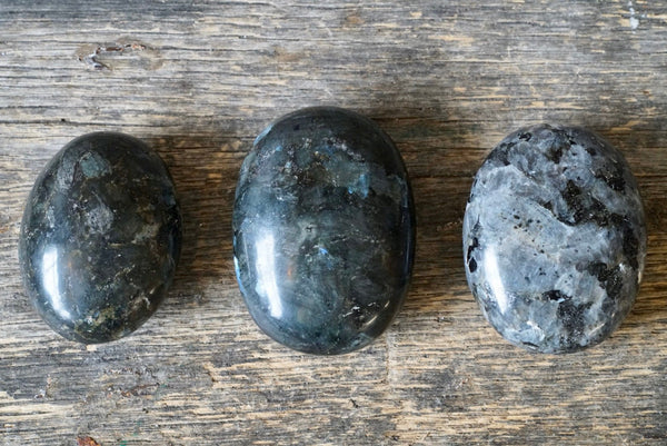 Larvikite (Norwegian Moonstone) Palm Stone