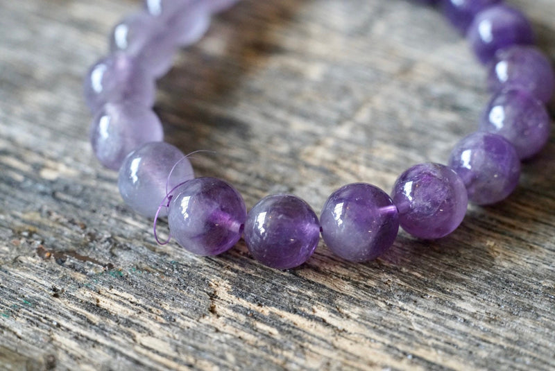 Amethyst Bracelet (10mm)