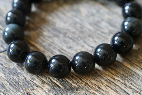 Rainbow Obsidian Bracelet (12mm)