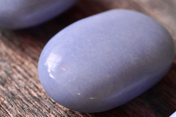 Angelite Palm Stone