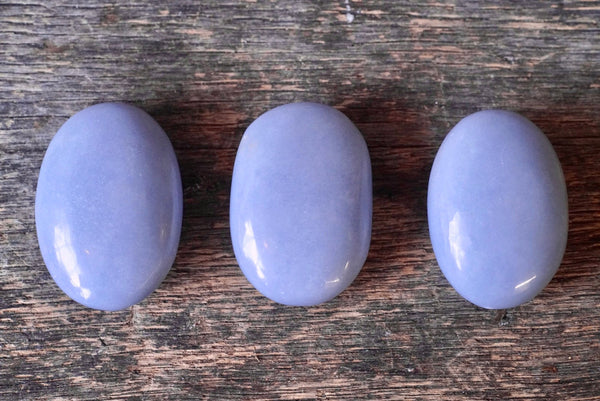 Angelite Palm Stone