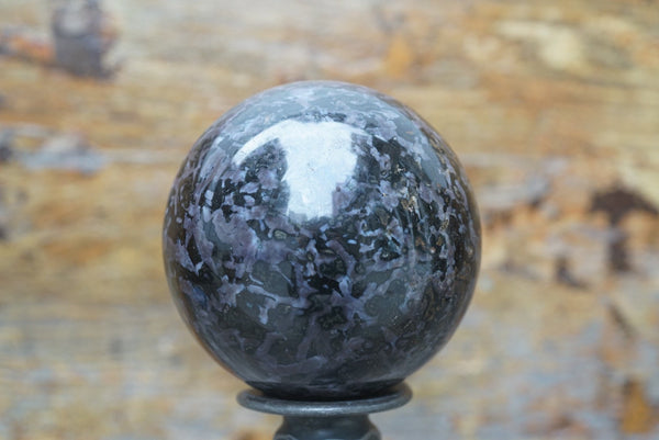 Merlinite “Indigo Gabbro” Sphere (3”-3.5”)