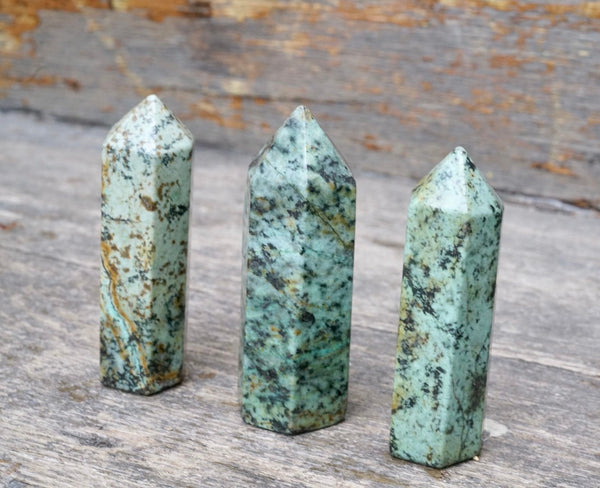 African Turquoise Obelisk (4”)
