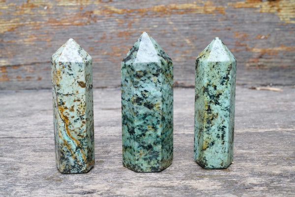 African Turquoise Obelisk (4”)
