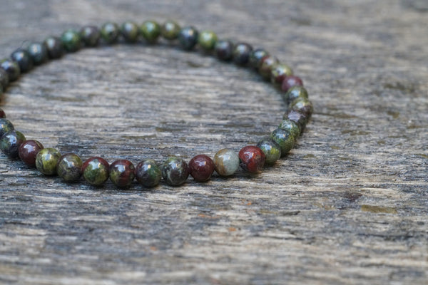 Dragon's Blood Jasper Bracelet (4mm)