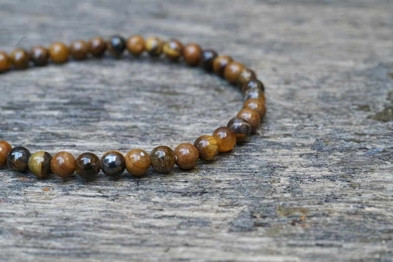 Gold Tiger's Eye Bracelet (4mm)