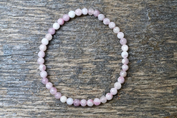 Ruby Jade Bracelet (4mm)