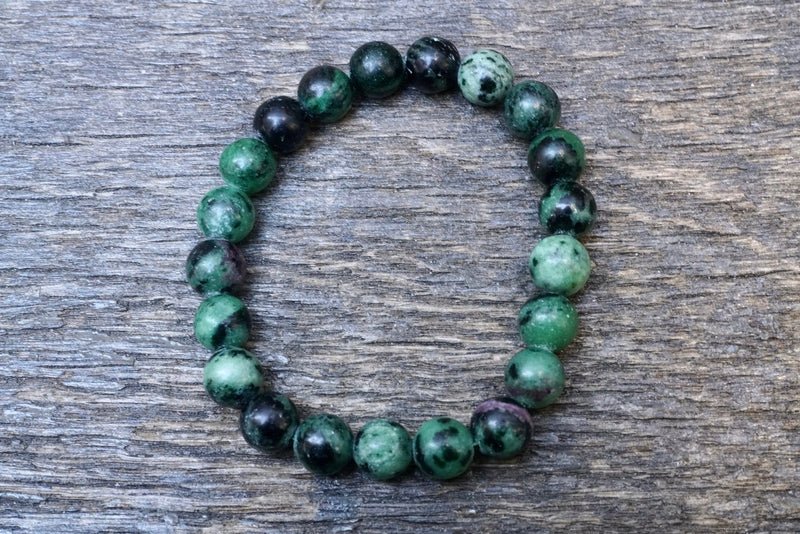 Ruby Zoisite Bracelet (8mm)