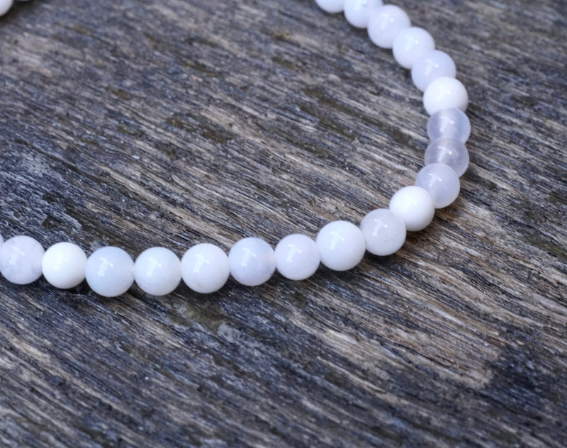 White Opal Bracelet (4-6mm)