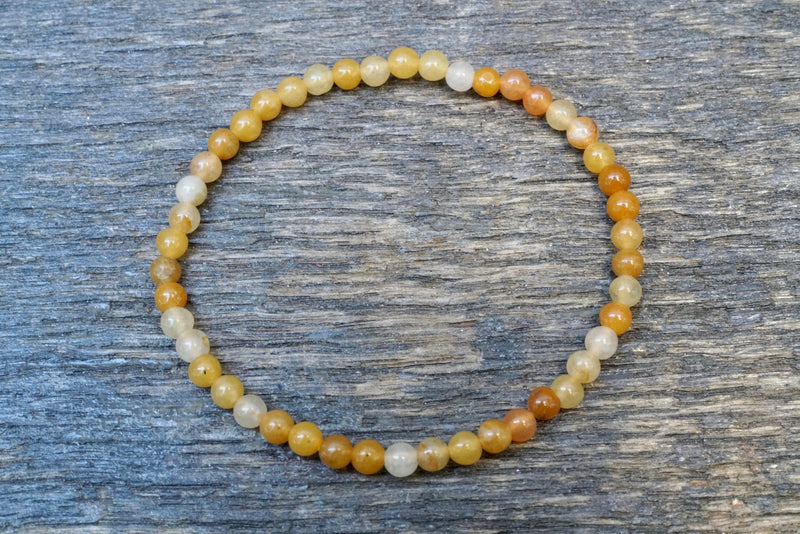 Yellow Jade Bracelet (4mm)