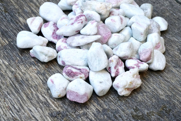 Pink Tourmaline in Quartz Mini (Tumbled)