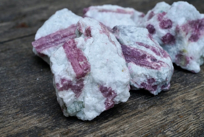 Pink Tourmaline in Quartz (Raw) 2"-3"