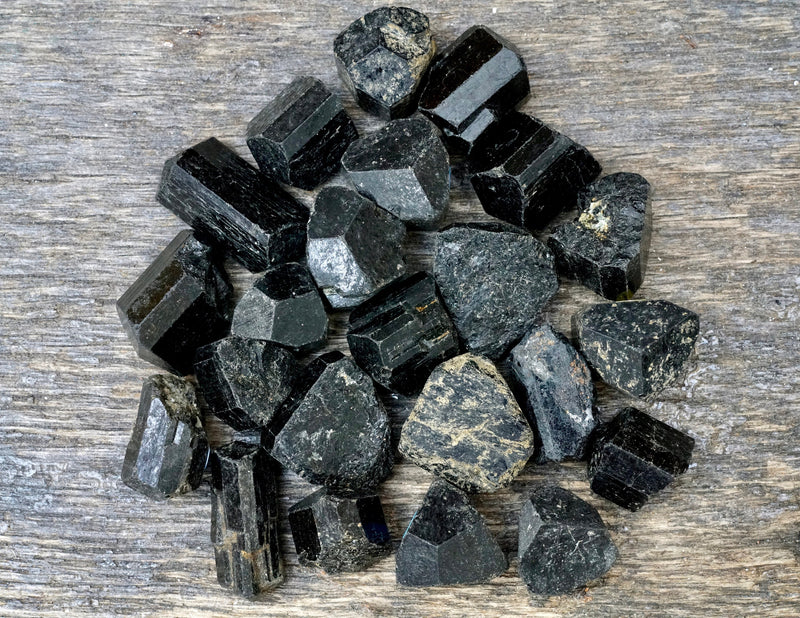 Black Tourmaline (Grade A) Polished Cut (10g-20g)