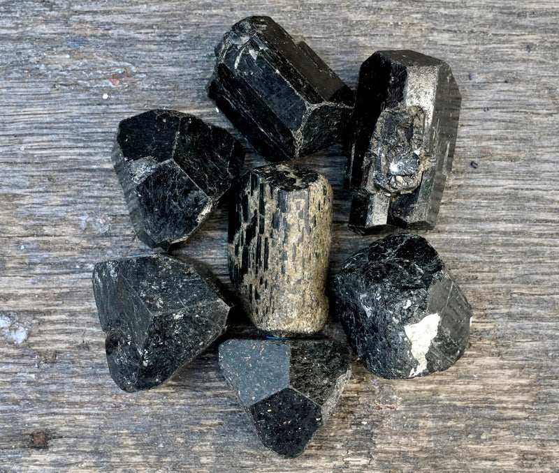 Black Tourmaline (Grade A) Polished Cut (40g-60g)