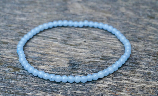 Angelite Bracelet (4mm)