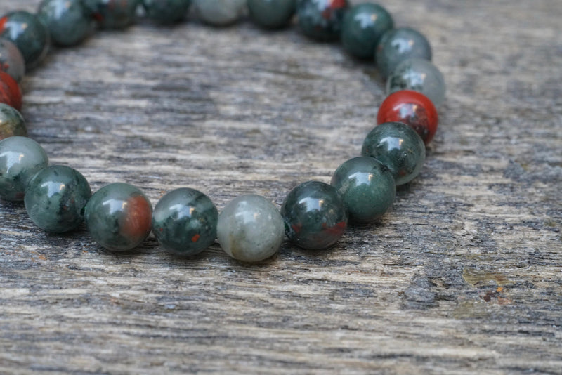 Bloodstone Bracelet (8mm)