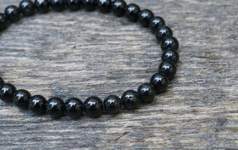 Black Tourmaline Bracelet (6mm)