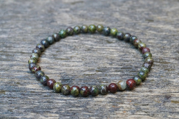 Dragon's Blood Jasper Bracelet (4mm)