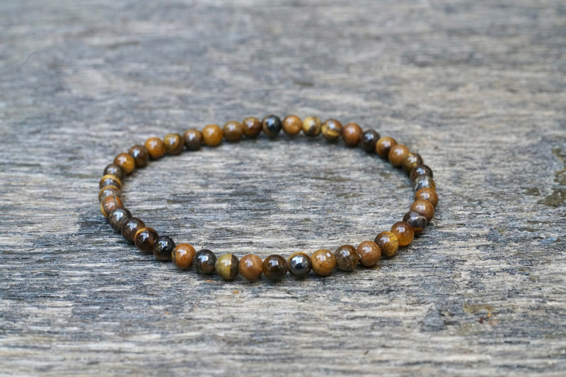 Gold Tiger's Eye Bracelet (4mm)