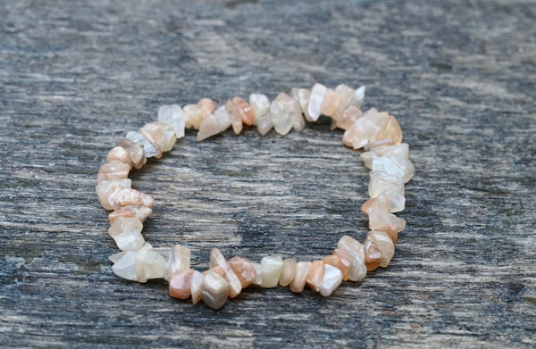 Orange Moonstone (Chip) Bracelet