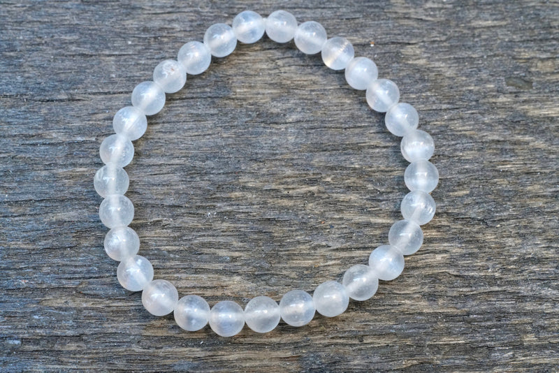 Selenite Bracelet (6mm)