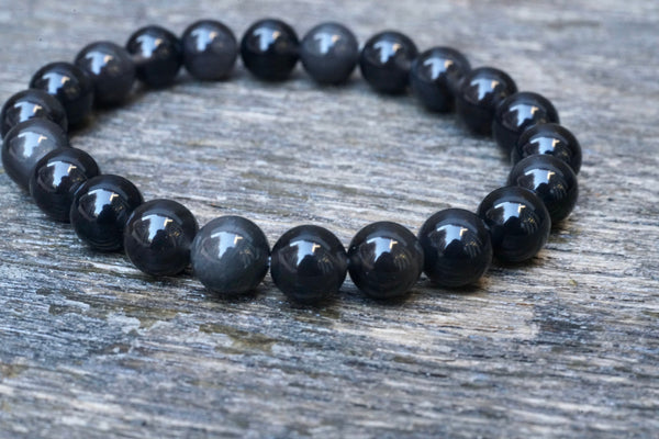 Smoky Obsidian Bracelet (8mm)