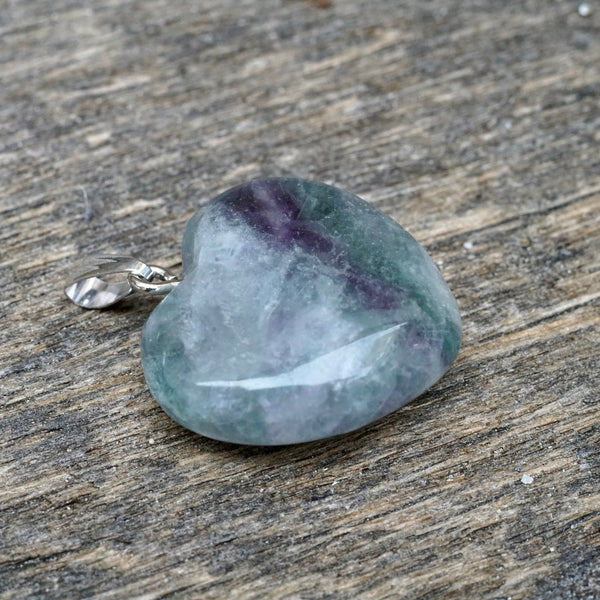 Fluorite Heart Pendant
